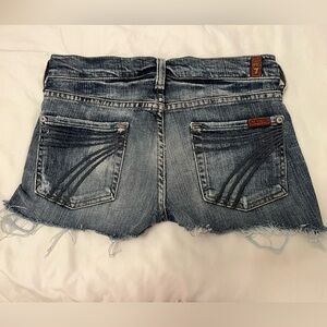 Custom Seven For All Mankind denim shorts